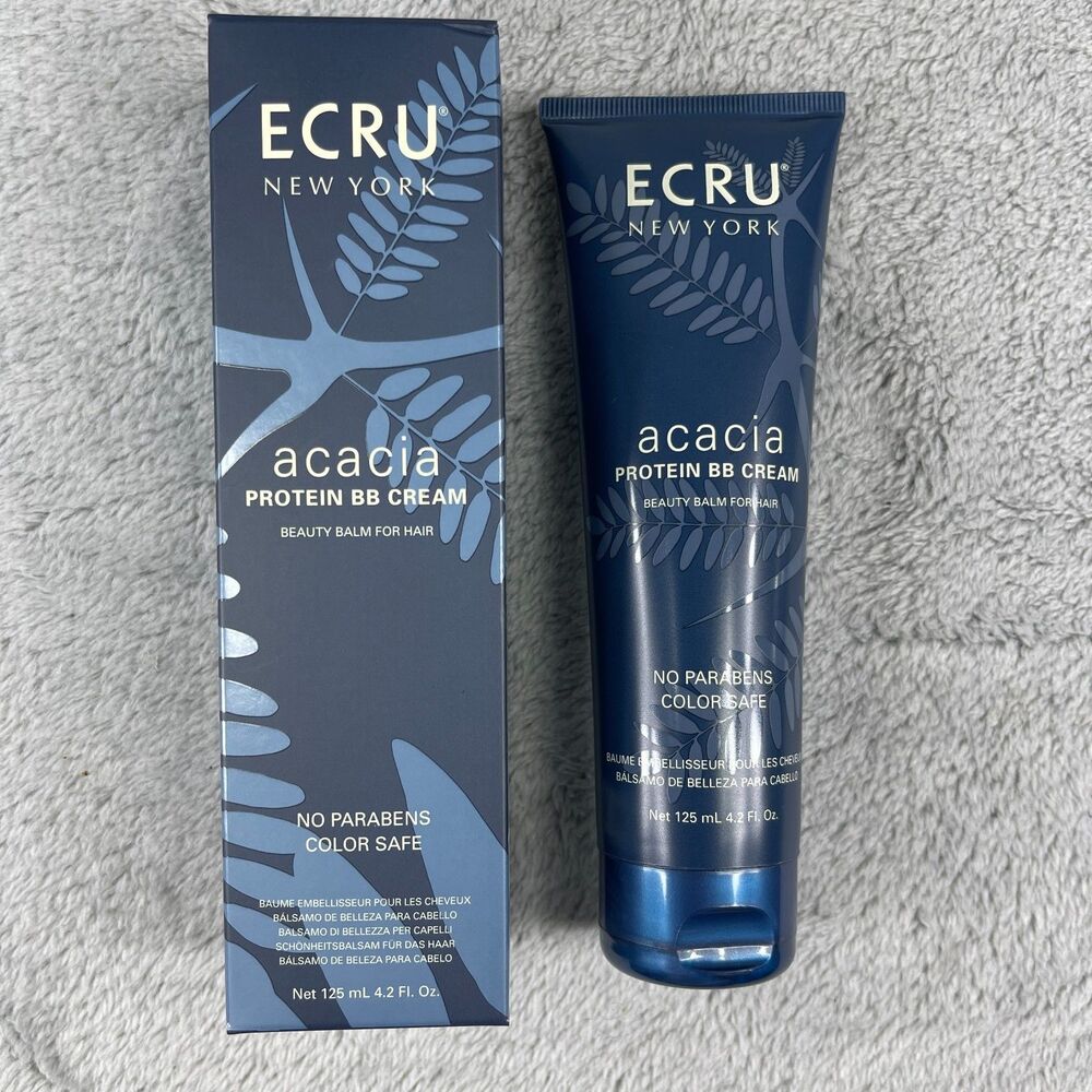 Ecru Acacia Protein BB Cream Beauty Balm For Hair 4.2 oz No Parabens Color Safe